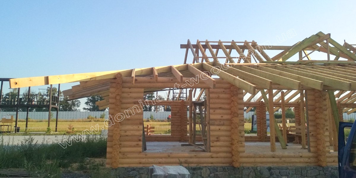 Банкетний зал: комбінуємо дерево з каменем Банкетний зал: комбінуємо дерево з каменем №8