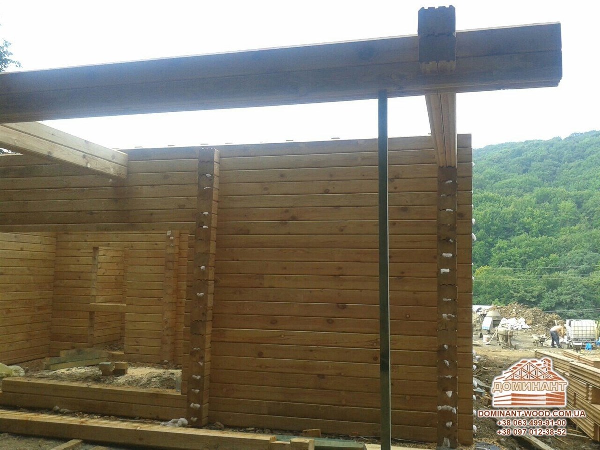 Как мы строим: наш проект бани в Ужгороде №17