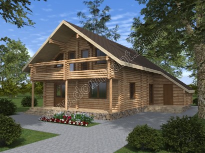 Проекти будинків 12х12 з бруса №3