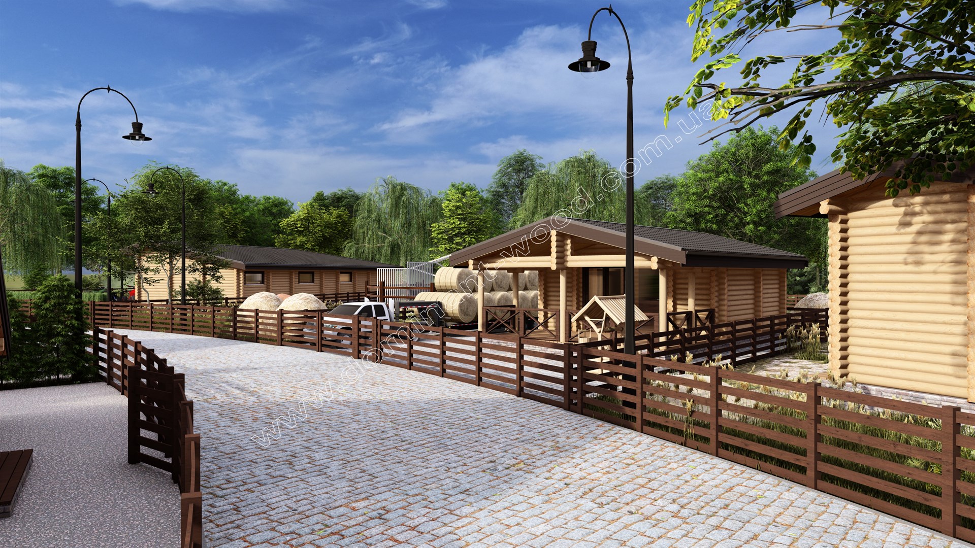 Ідея котеджного містечка відпочинку №7