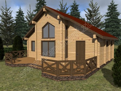 Вибираємо готовий проект будинку з лазнею №2