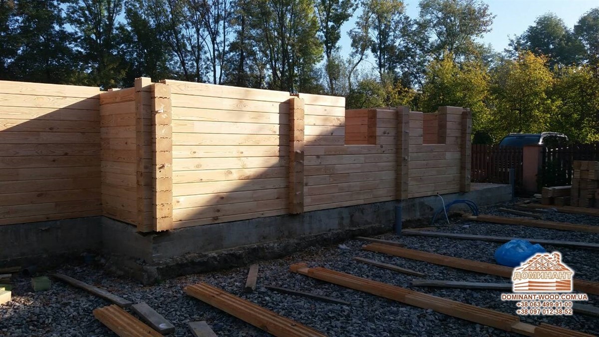 Модний проект дерев’яного будинку: маєток «Мейдін» з сухого бруса №9