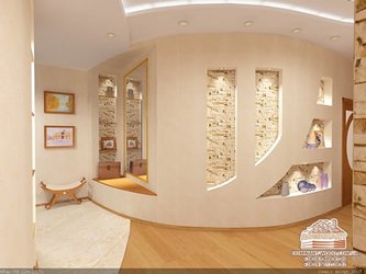 Будинок з брусу: оздоблення гіпсокартоном №1