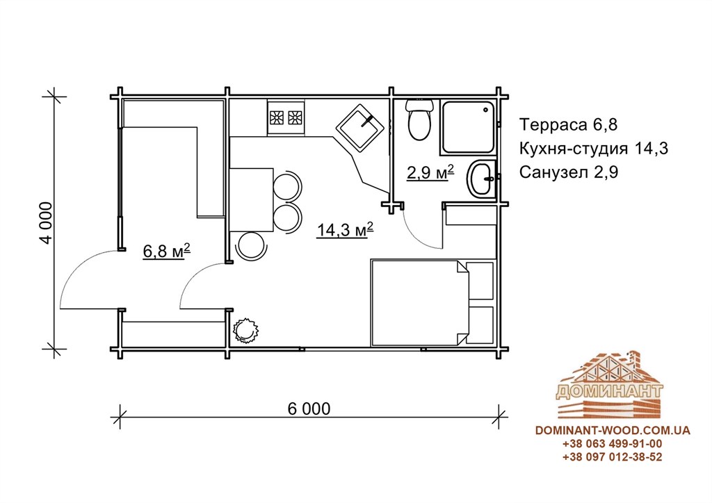Дерев’яний готель або база відпочинку зі зрубу? - Ми побудуємо! №18