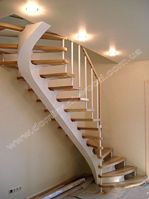 Оформлення сходів у вітальні Інтер'єр вітальні - модний дизайн 2020 №9