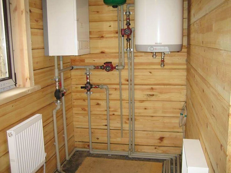 Інженерні системи в дерев'яному будинку №7