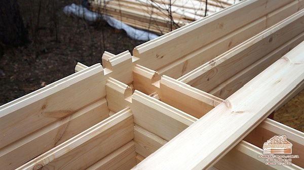 Нова ідея дерев'яного домобудівництва - подвійний брус №1