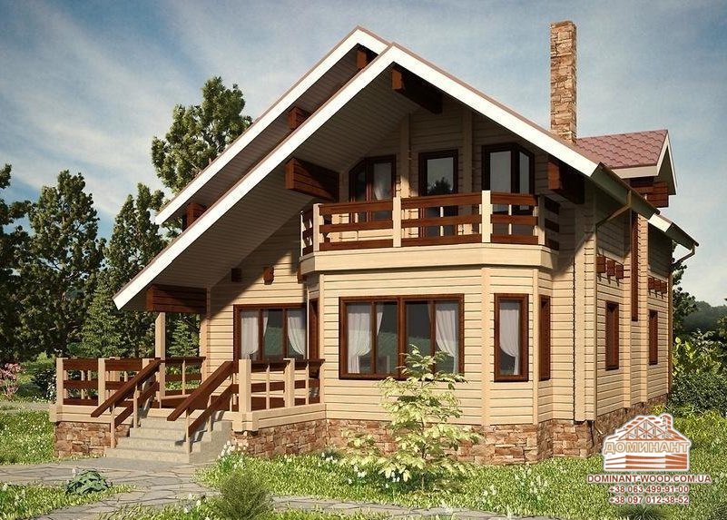 Як вибрати форму даху в проект приватного будинку №26