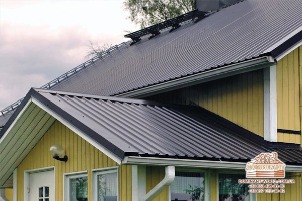 Сучасна покрівля для дерев'яного будинку №12