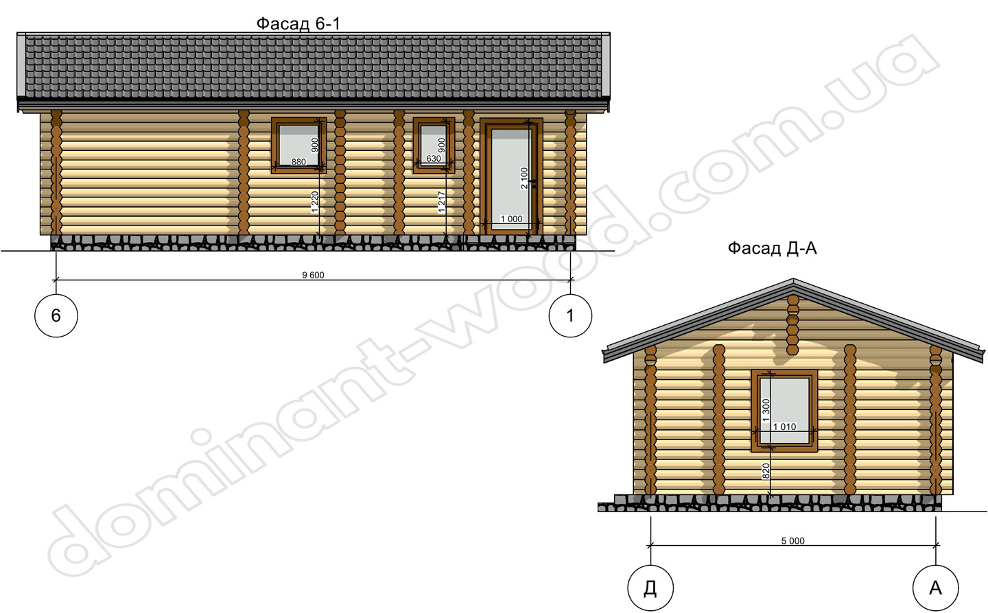 Технічний проєкт будинку-зрубу з соснової колоди Технічний проєкт будинку-зрубу з соснової колоди