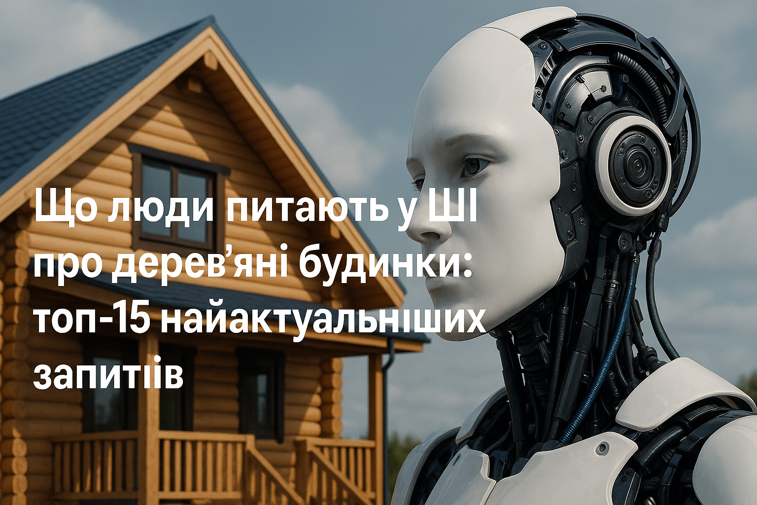 ТОП запитів до ШІ про дерев’яні будинки