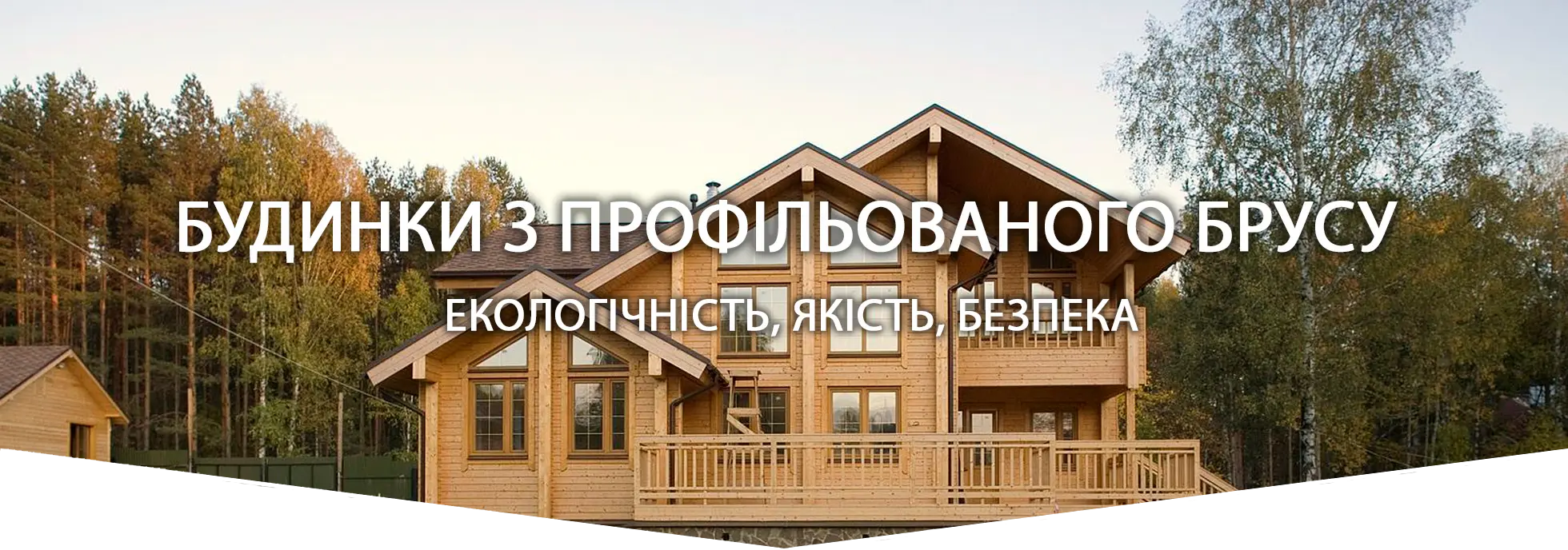 будинки з профільованого брусу
