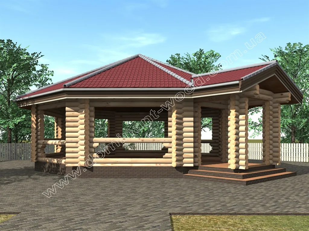 Садовий павільон: будуємо проект «Баварія» №11