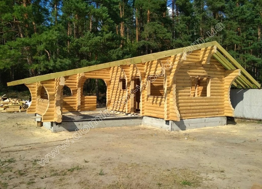 Проект лазні з альтанкою «Пані»: затишок, зручність, краса!