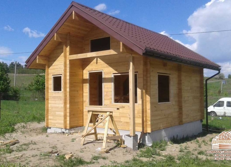Будівництво проекту «Сільва» з різних видів брусу