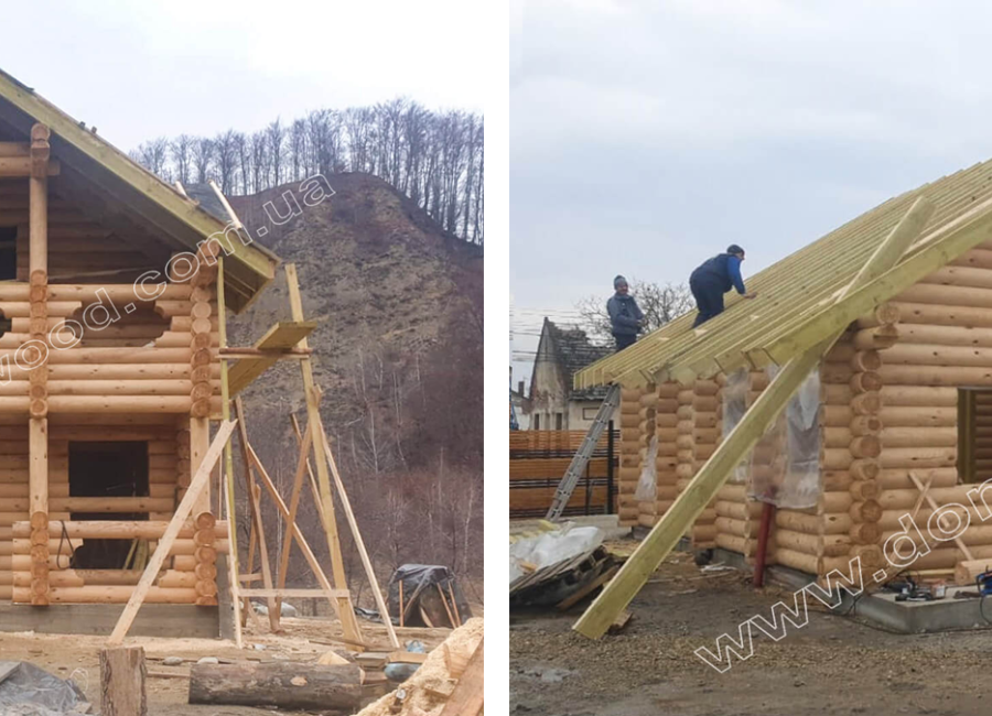 Будівництво в Румунії: котеджі з оциліндрованих колод