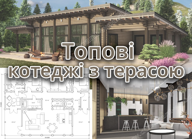 Найкращі проекти будинків з терасами для літнього дозвілля