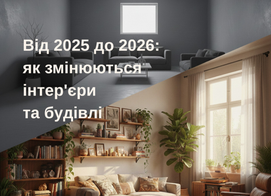 С 2025 по 2026 год: как изменяются интерьеры и здания
