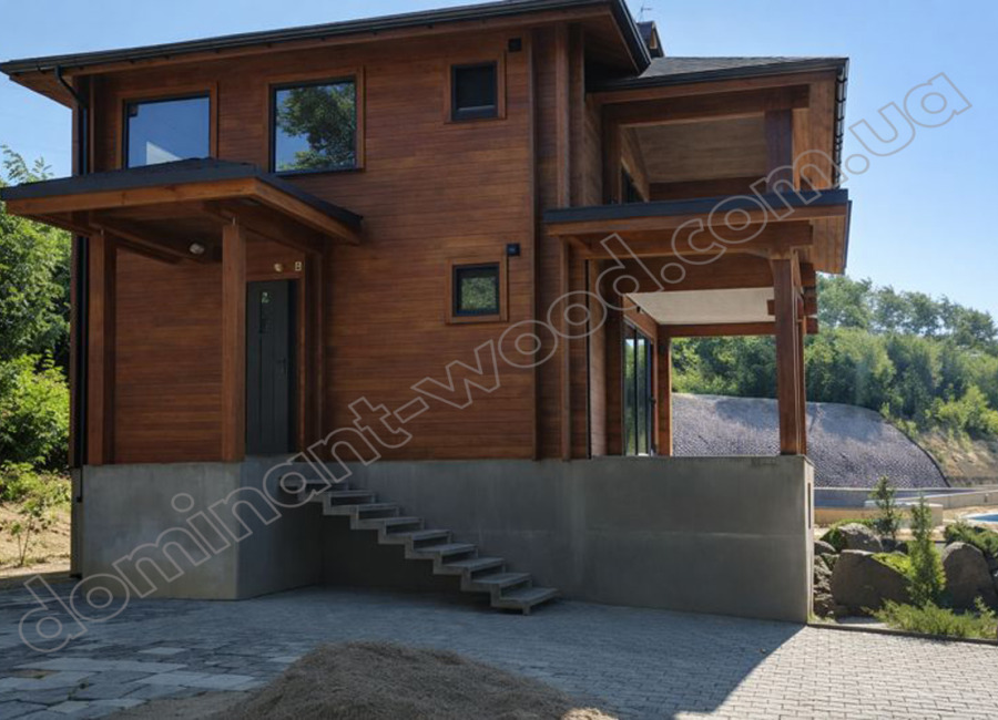 Надійна теплоізоляція житла: проєкт «Маргед» з арболітом всередині стін